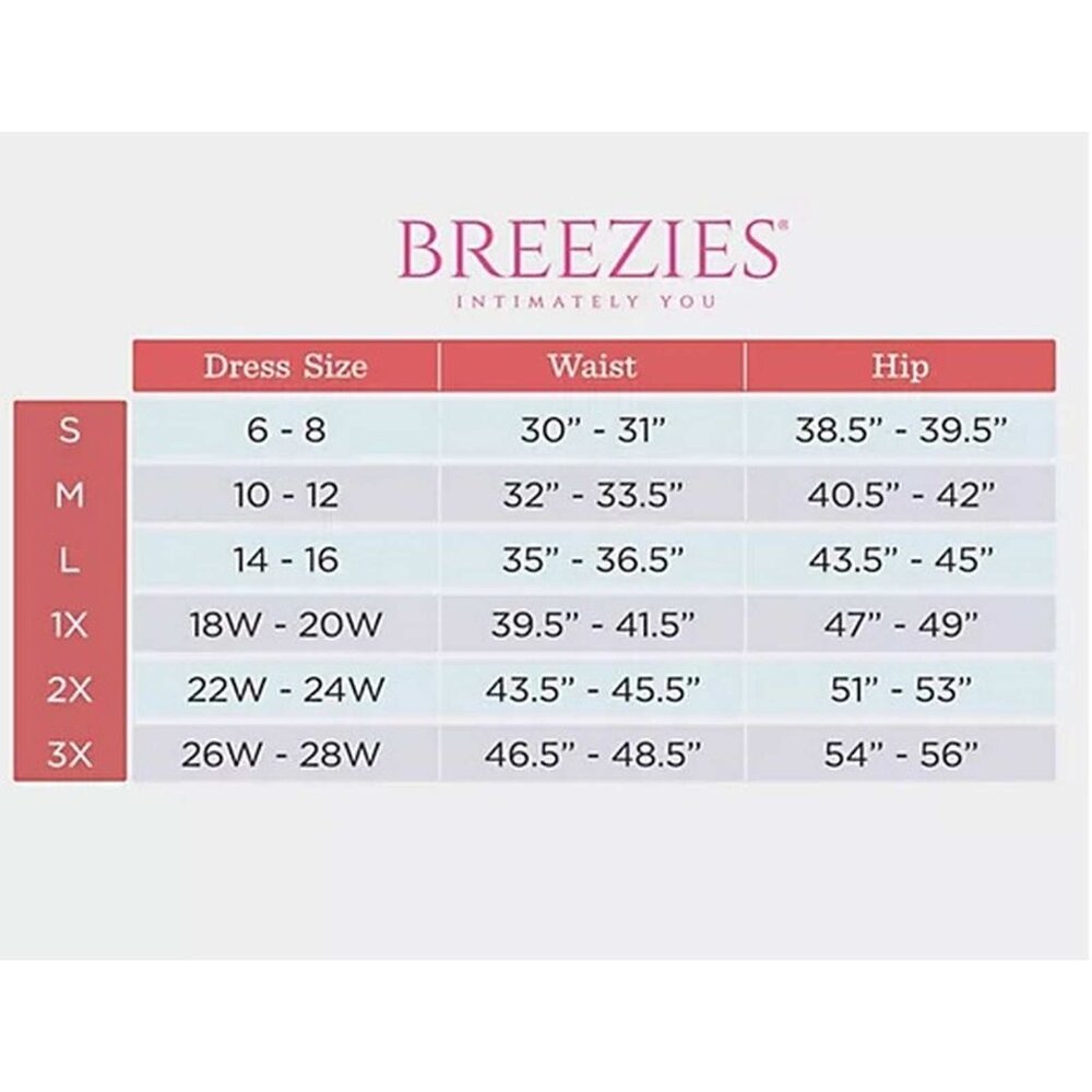 Breezies Set of 3 Seamless Long Leg Panties LARGE (BG-11) - Picture 5 of 5